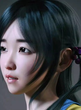 Hashimoto Character, Hair for G8F亚洲清纯少女含体型和发型 IM