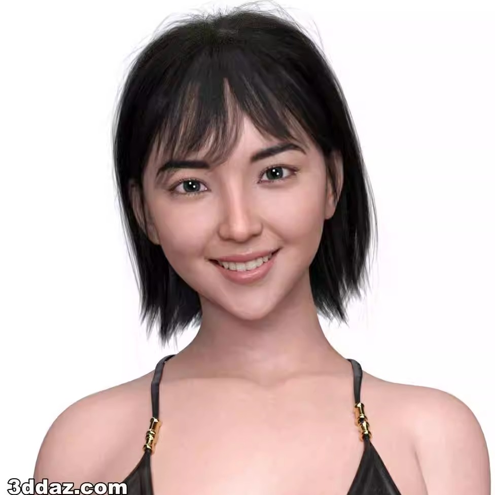 DAZ资源 Feina for G8 Female 亚洲少女体型 (仅体型) [非IM]