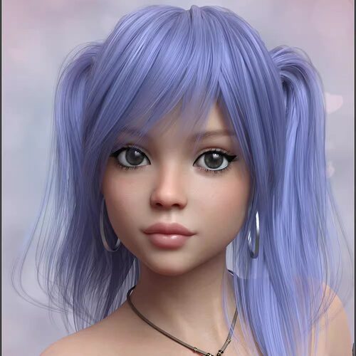 DAZ资源 SASE Merida for G8F and G8.1F  欧美少女 (仅体型)  IM