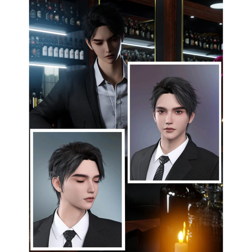 DAZ资源Noki Caelun HD Flow Hair G9 帅气男孩体型及发型  IM