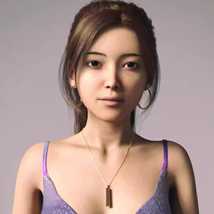 DAZ资源 Genesis 仅体型 for Minshu 亚洲女青年