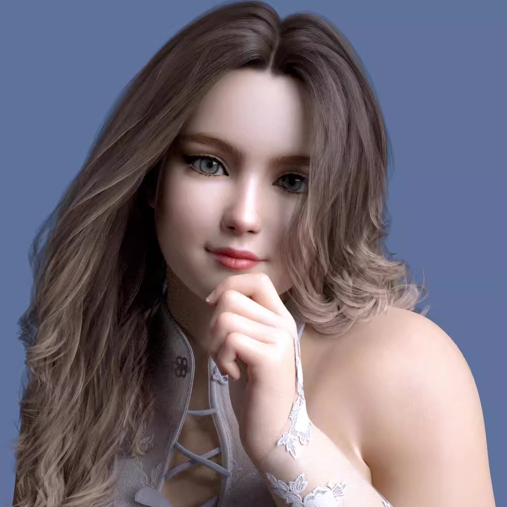 DAZ资源 Kareen for Genesis 8 Female 丰腴女性体型 (仅体型) IM