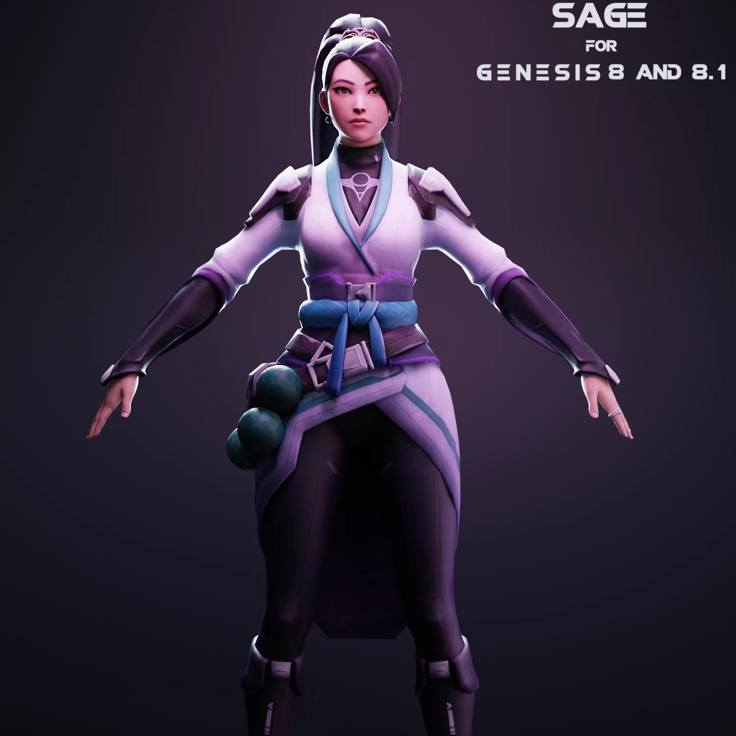 Sage For G8 And 8.1卡通游戏美女体型 , 发型 , 服装合集[非IM]