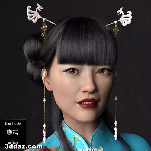 3ddaz.com   典型亚洲女性体型The Empress For G8F