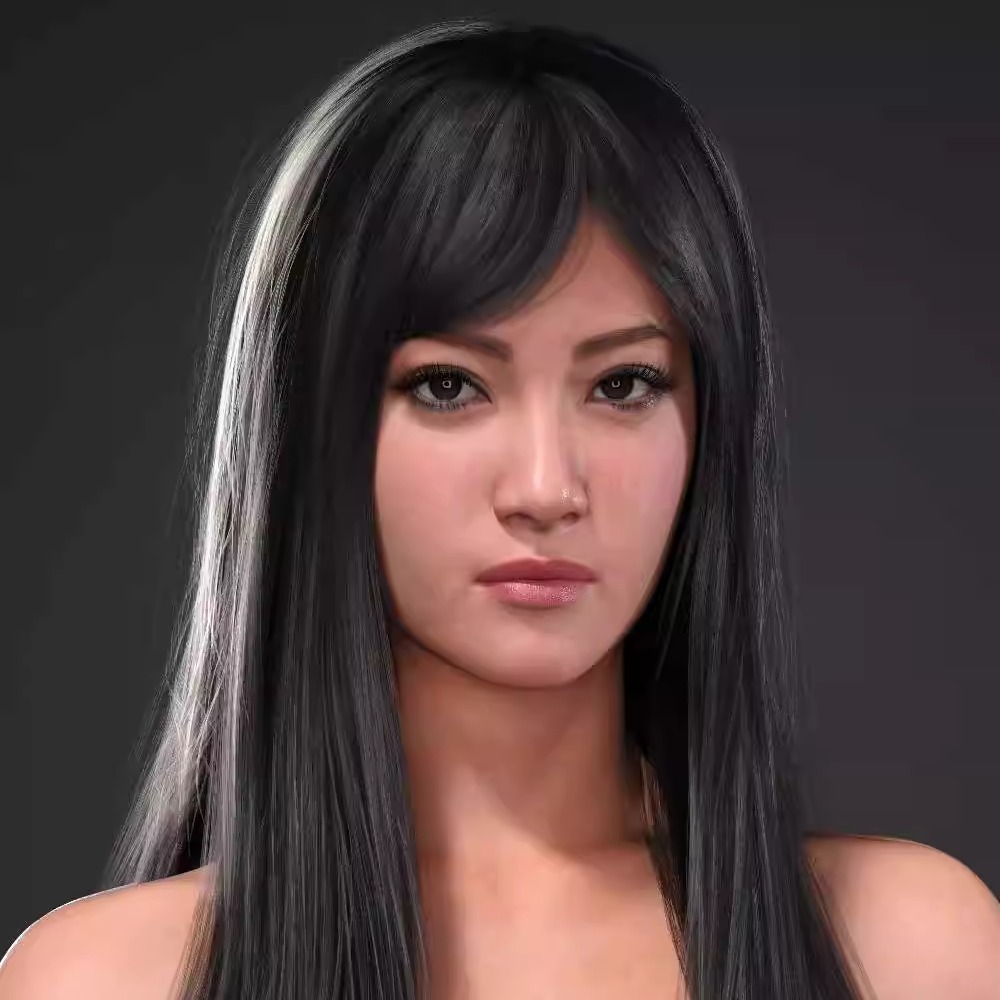 DAZ资源 HID Nana for Genesis 9 亚洲美女体型 (仅体型) IM