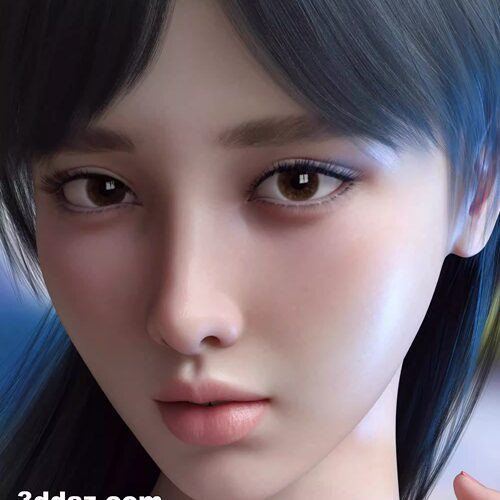 DAZ资源 Vo Beata HD for Genesis 9 亚洲萝莉美少女 (仅体型) IM