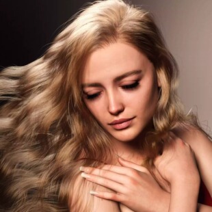 dForce Long 仅发型 Curly G9女性长发卷发 Part Side Hair
