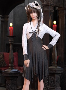 daz资源 dForce Zou Lovely Outfit 亚洲少女二次元 (仅服装)[IM]