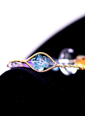 荷鲁斯女梅尔卡巴萤石水晶