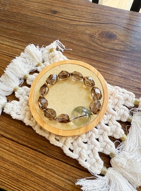 天然茶晶烟晶绿幽灵