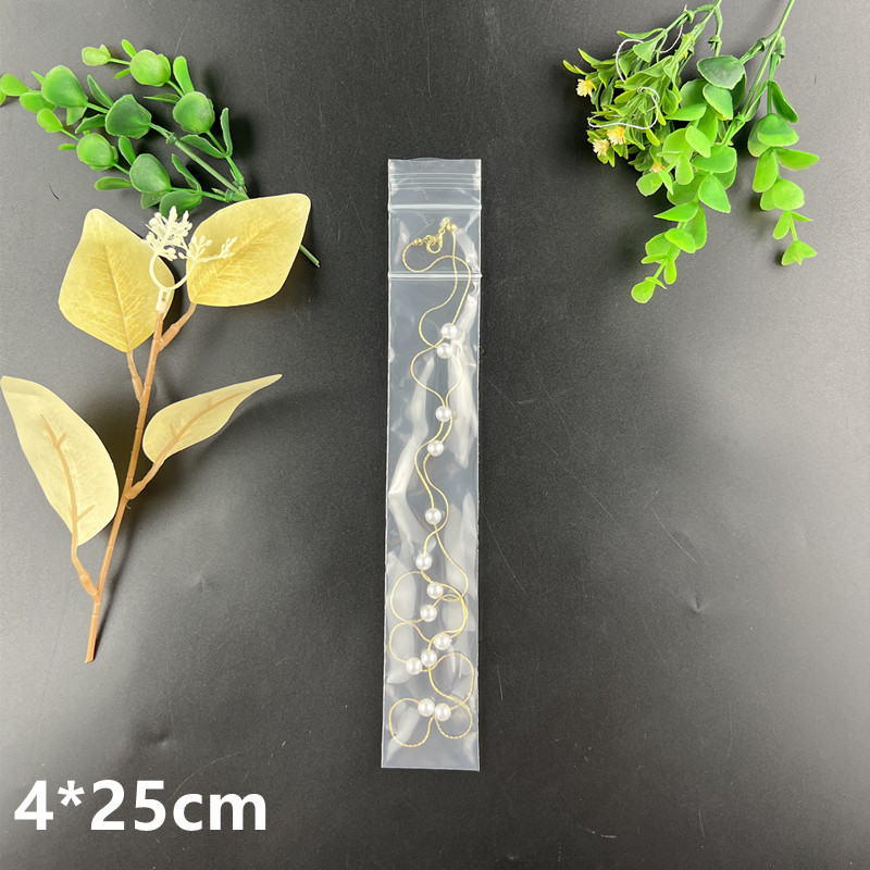 4*25cm细长型双骨双层自封袋手链防磨损隔开袋项链防打结包装袋pe,包装,塑料自封袋,淘宝优惠券,粉丝福利购,淘宝优惠卷