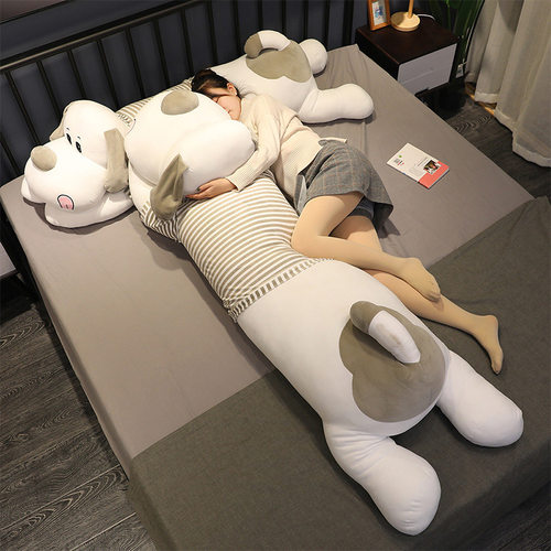 男女款抱着睡觉毛绒玩具狗狗公仔大号娃娃可拆洗趴趴狗抱枕超软