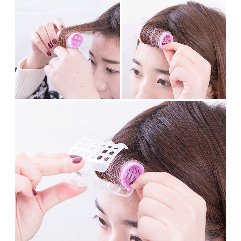自粘网红卷发器不伤发懒人空气刘海卷发筒塑料大卷定型内扣神器