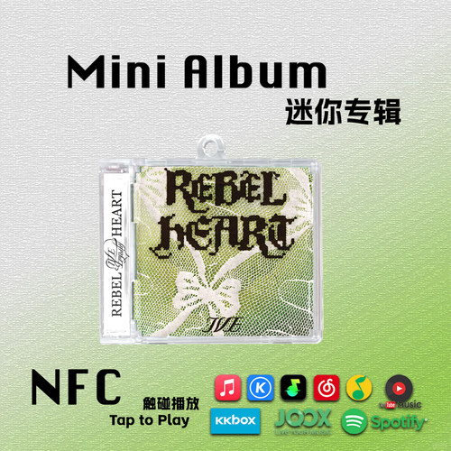 IVE迷你专辑REBEL HEART芙周边金志垣张元英CD礼物挂件NFC钥匙扣