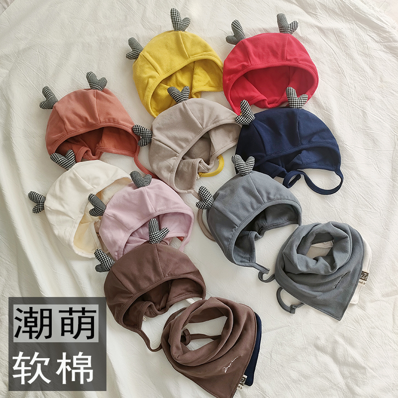 泽泽逗逗纯棉潮萌洋气宝宝帽子