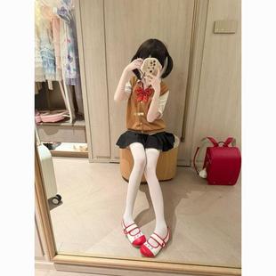 夏季 原创JK制服针织衫 短裙套装 软妹穿搭开衫 马甲背心叠穿漫感套装