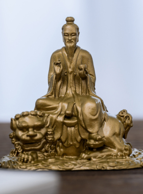 简修行黄铜太乙救苦天尊摆件