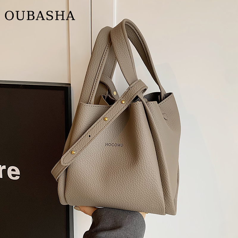 欧芭莎小众设计爆款水桶包