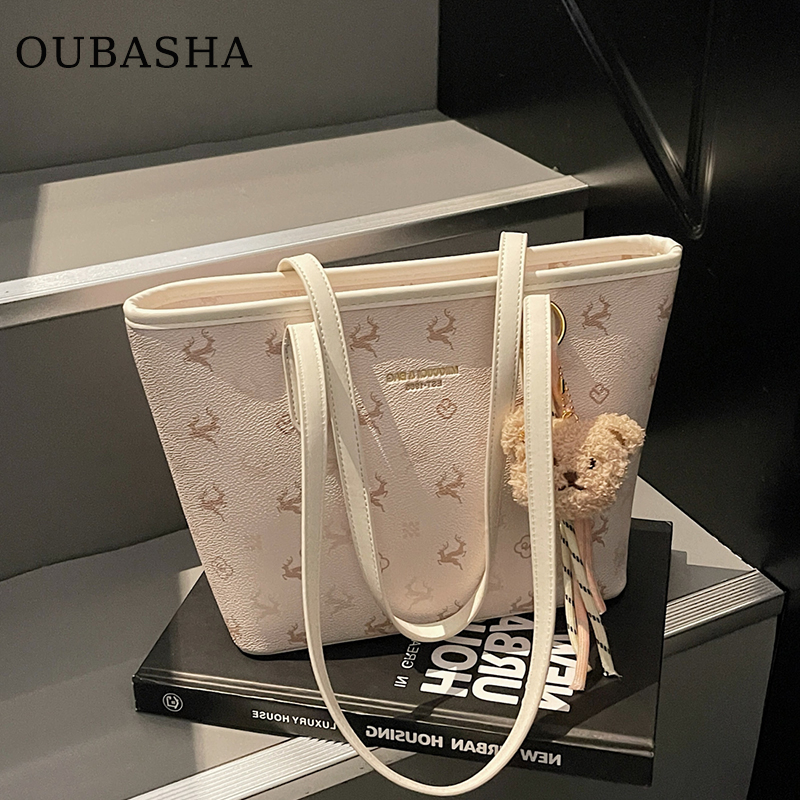 欧芭莎高级感大容量通勤托特包