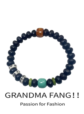 方奶奶原创紫金钵盂手链男女