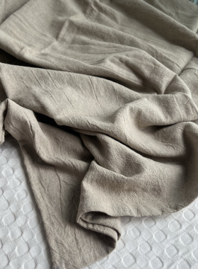 低于成本价清仓！50%汉麻 50%棉！外贸尾单面料加工单人棉麻床单