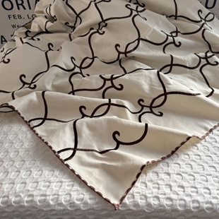 重磅刺繡 外貿(mào)100漢麻蓋毯純麻繡花薄毯子休閑毯沙發(fā)空調(diào)毯處理