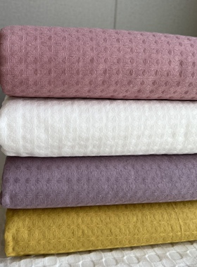 巨厚 力荐好货！外贸华夫格被套单件加 厚纯棉全棉蜂巢单双人被罩