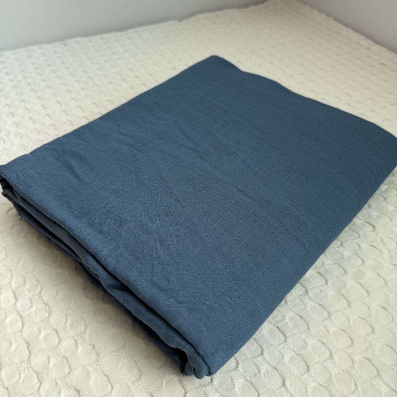 仅30条！错标款介意慎拍！外贸尾单棉麻床单单件酵素水洗双人睡单