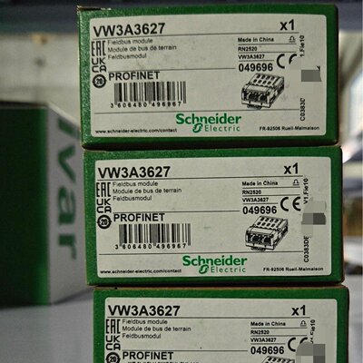 施耐德VW3A3627通讯模块全新原装正品，带原厂包装盒。议价