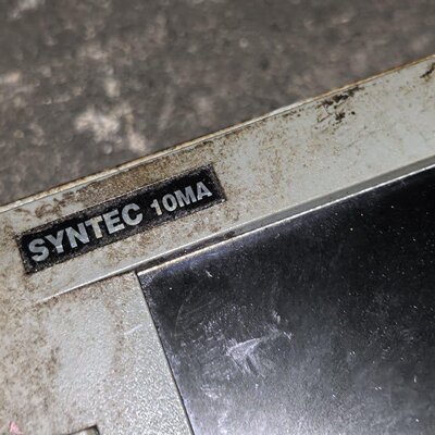 SYNTEC新代数控系统10MA，拆机主机带面板，功能正常，议价