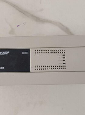 FX3U64MRDS24V电源三菱PLC二手拆机原议价
