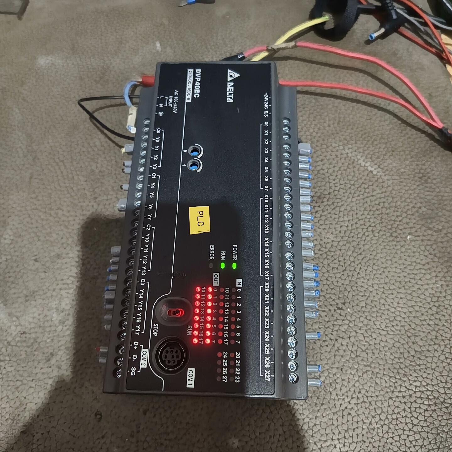 拆机台达 DVP40EC00R3 现货，已测试功能包好成色漂议价