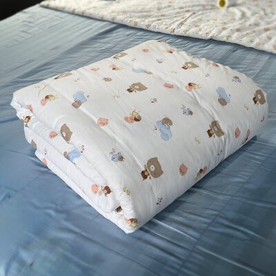 定做纯棉花幼儿园棉被芯105x145cm午睡春秋儿童薄被棉絮130x160cm