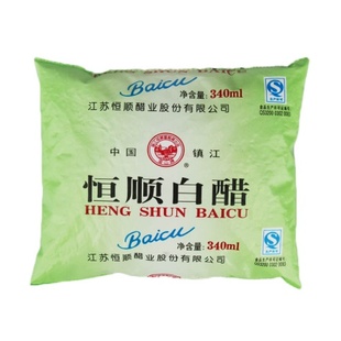 1组7袋全国包邮多省 恒顺白醋340ml 袋装白醋 食醋