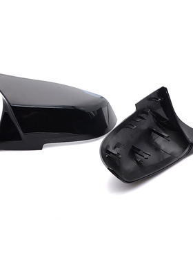 适用于宝马1234系M2 F30 F20 M改装M3亮黑后视镜壳牛角AN款罩盖