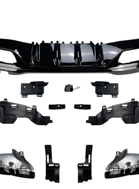 适用奔驰C级W206 C200 C260 C300 C43 C63 AMG 2022+尾唇尾喉改装