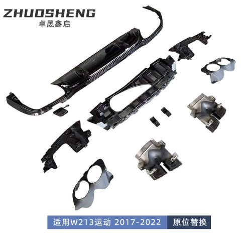 适用于奔驰E级尾唇尾喉W2