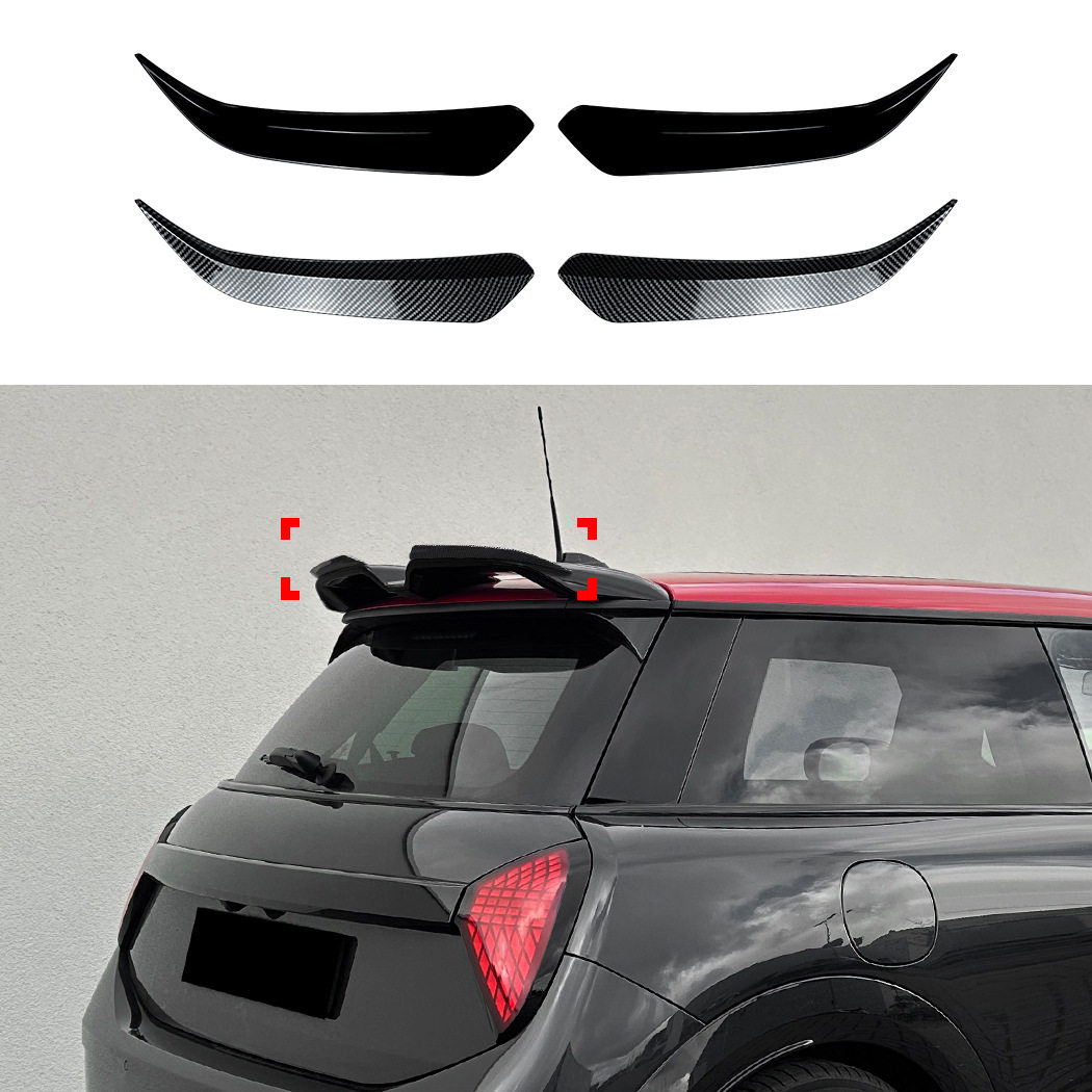 适用宝马Mini Cooper S JCW J01 F65 F66顶翼小尾翼扰流板改装