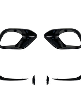 适用奔驰CLA45 AMG C118 2020+ 前杠前风刀风口空力套件风刀改装