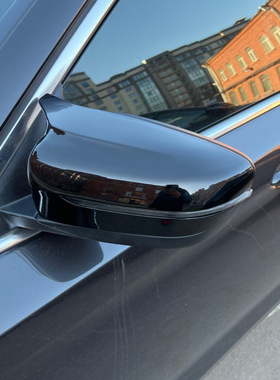 适用宝马G30 G38 G20 G28 G12 改M5款镜罩右驾牛角后视镜壳