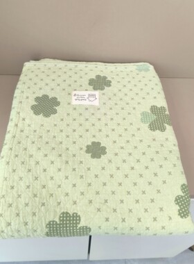 实体店新款纯棉四层纱布毯水洗提花安心棉卡通Kitty猫毛巾被枕巾