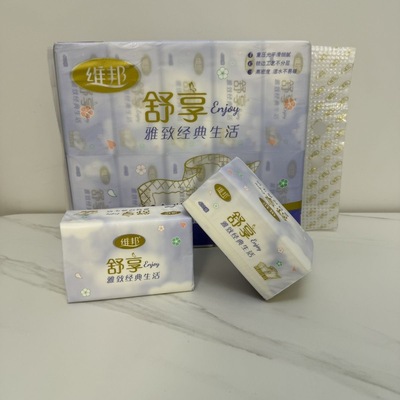 维邦舒享中包400张五层加厚纸巾