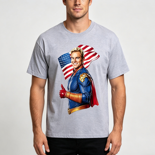 黑袍纠察队第五季祖国人阿祖同款短袖T恤cos夏季男纯棉周边上衣服