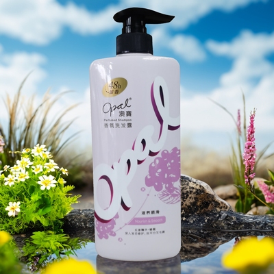 澳宝香氛洗发水618g改善毛躁红参滋养柔顺香氛洗发露持久留香