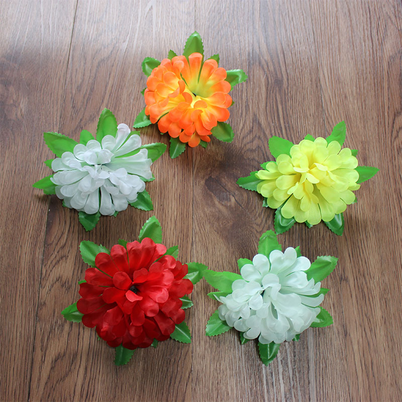 假花朵便宜菊花电子花圈插花束
