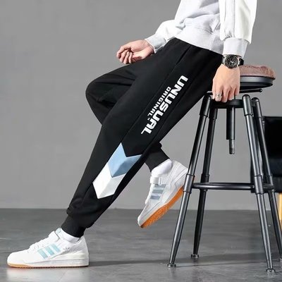 2022卫裤男士春秋季新款宽松束脚秋冬加绒男裤休闲裤运动长裤子潮