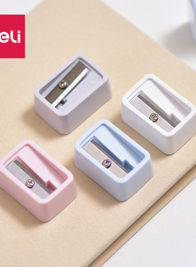 得力0594迷你卷笔刀 削笔器 铅笔刀 转笔刀 转动削笔机 削笔器