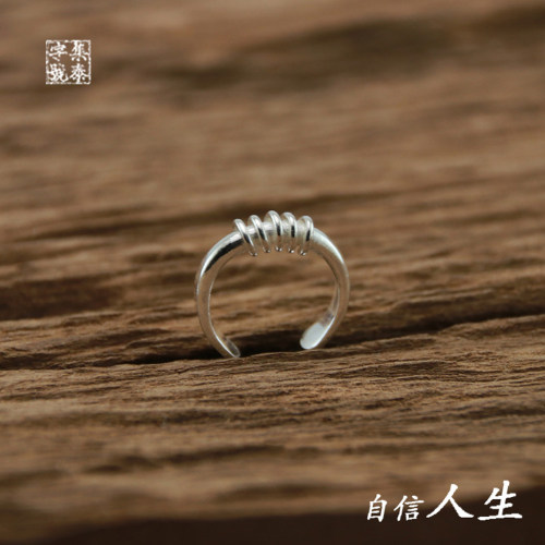 原创手工纯银防过敏简约风耳骨夹