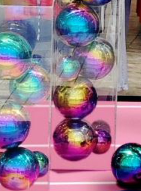 不锈钢摆件庆典空心球