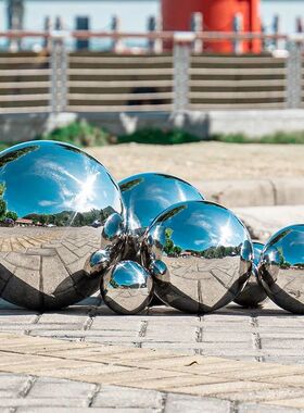 不锈钢圆球空心球精品钢球镜面金属球白钢球浮球304亮光球楼梯球